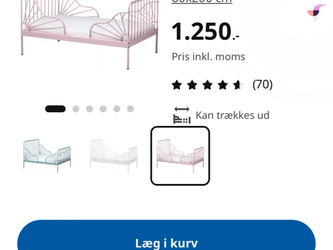 Billede 2 - Fin pigeseng