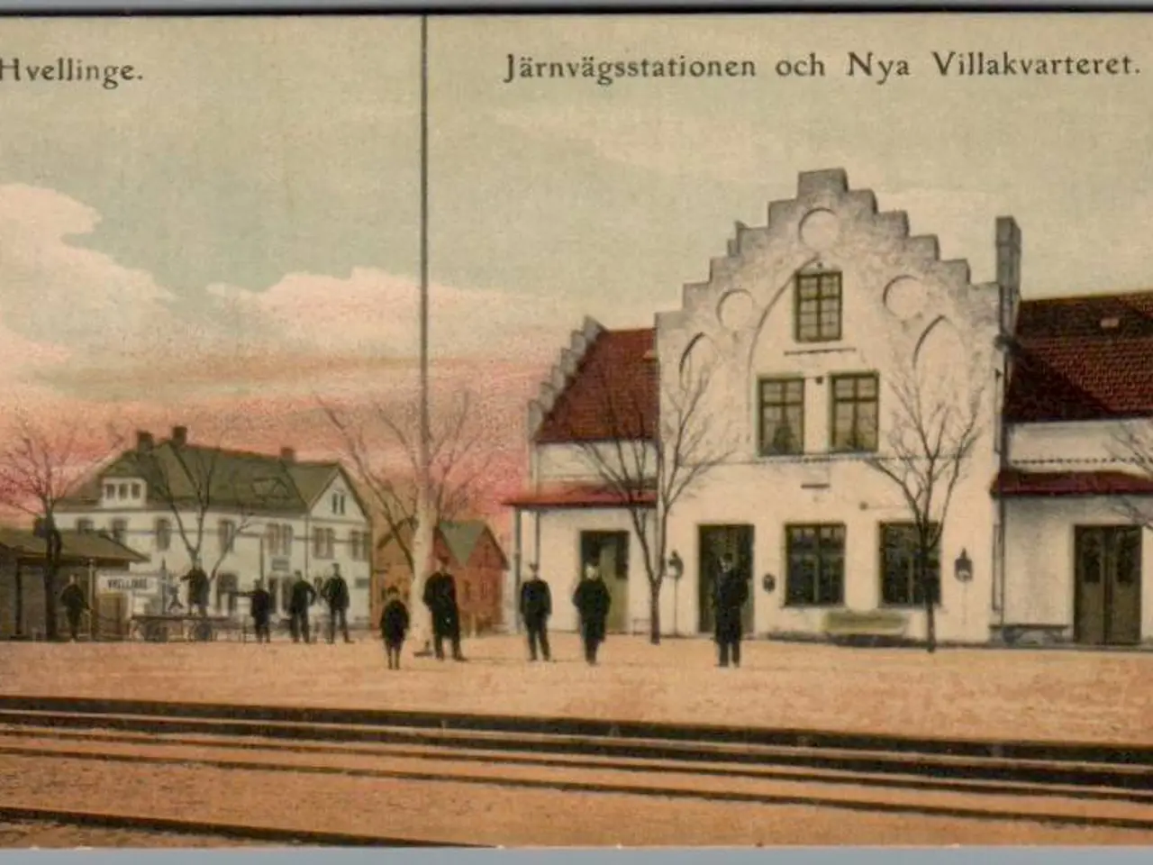 Billede 1 - Hvellinge - Jänvägsstation - Sverige - Brugt