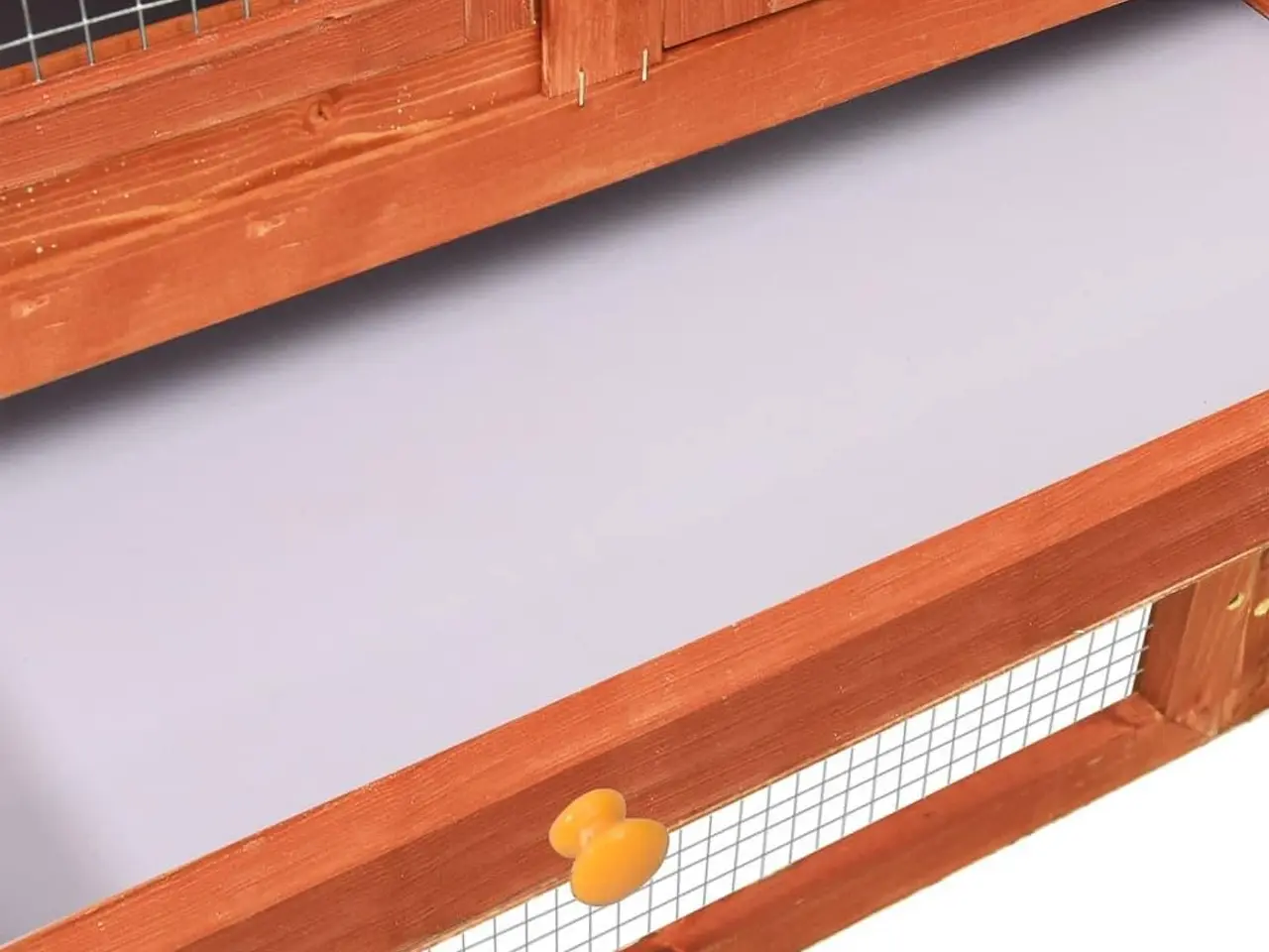 Billede 9 - Kaninbur i 2 etager 140 x 63 x 120 cm massivt fyrretræ