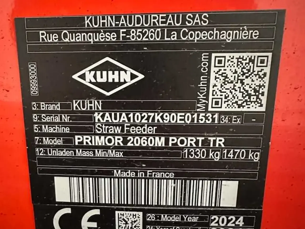 Billede 2 - Kuhn Primor 2060 M 