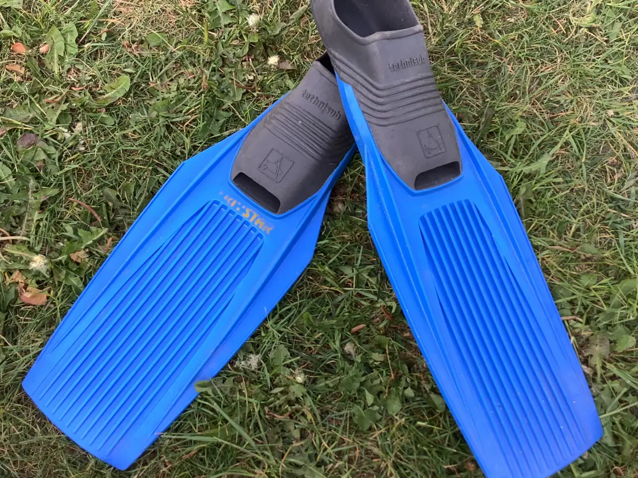 Billede 1 - Svømmefødder & snorkel vintage