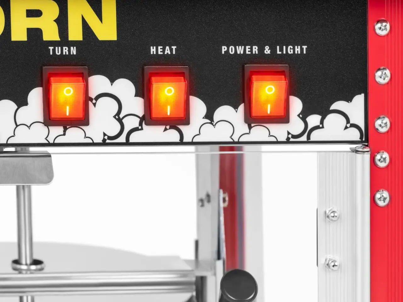 Billede 4 - Popcornmaskine – rødt tag – 230 V