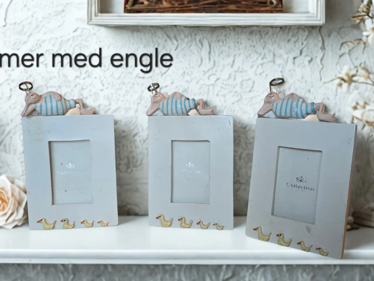 Billede 1 - 3 rammer med engle
