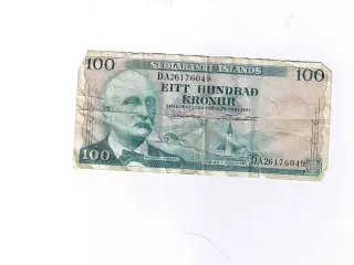 islandsk 100 seddel