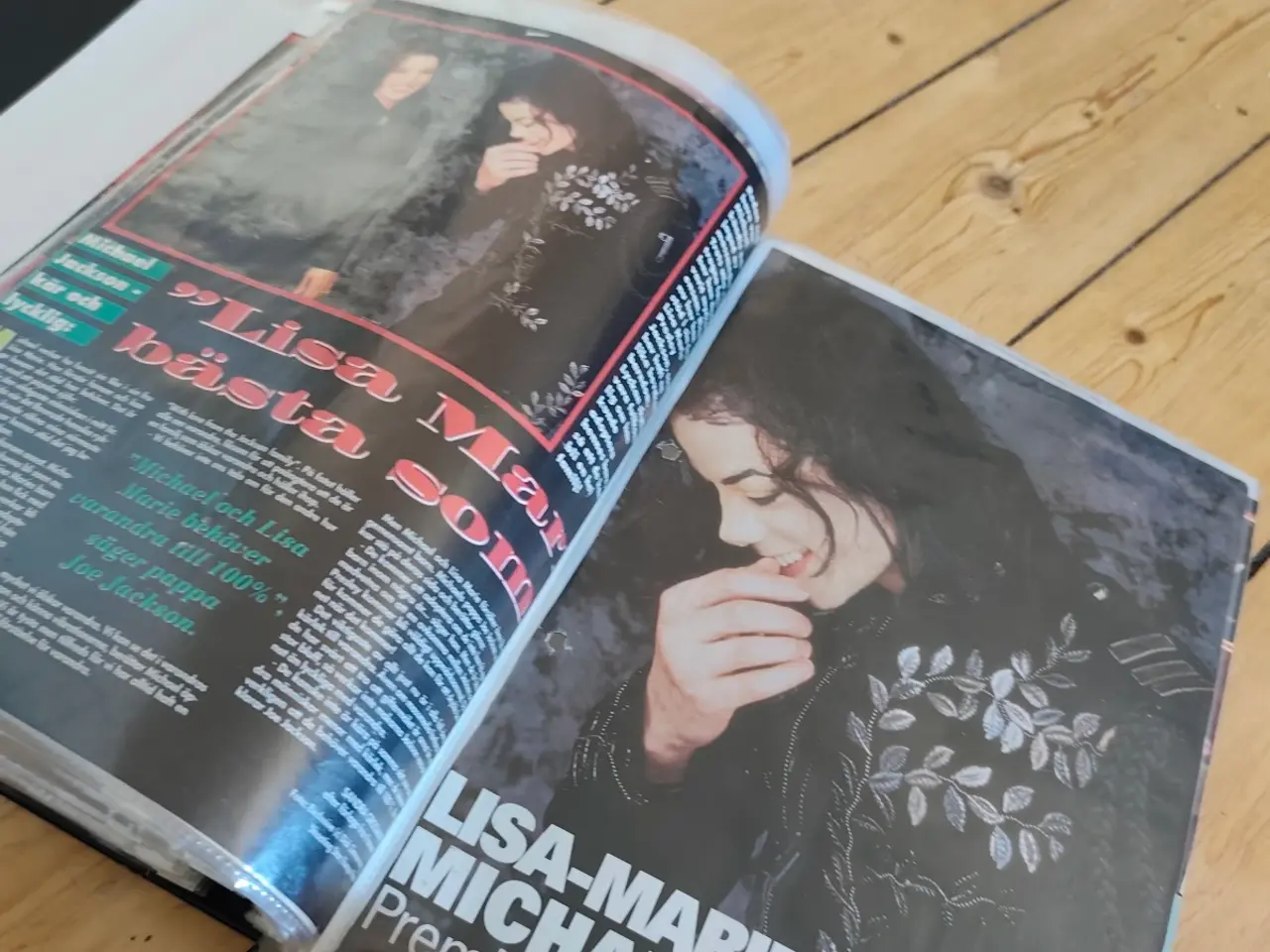 Billede 17 - Stor sort ringbind med Michael Jackson