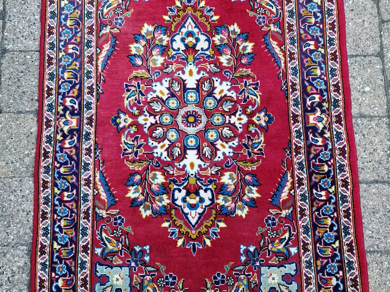 Billede 1 - Flot vintage persisk Kashan tæppe. 