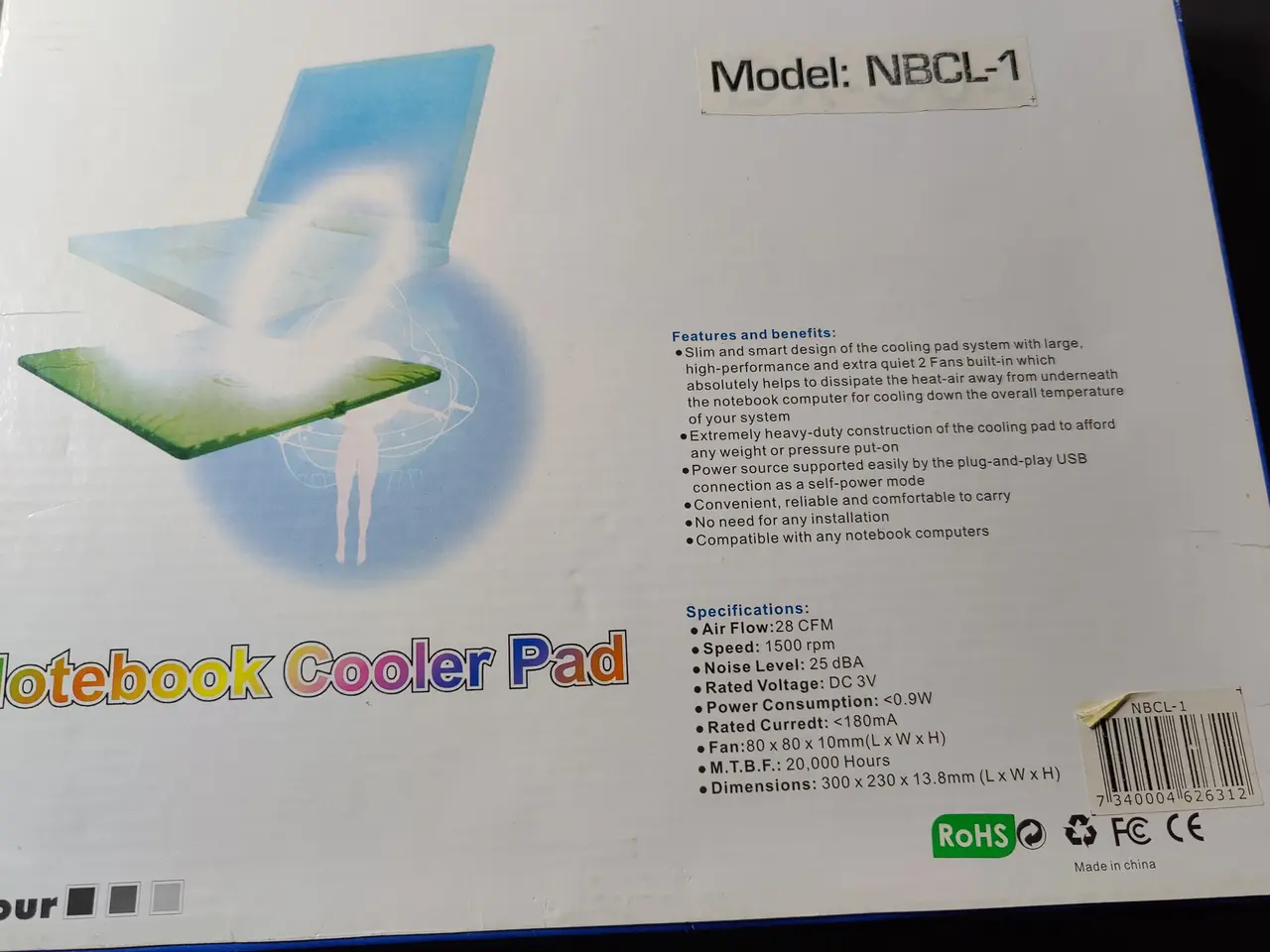 Billede 2 - Notebook cooler pad