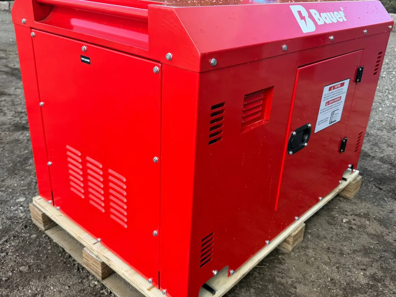Billede 4 - Bauer GFS-6 Kvalitets Bauer 8KVA generator
