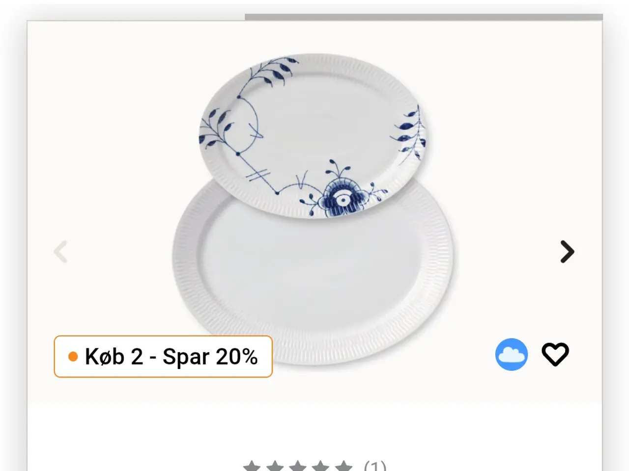 Billede 1 - Royal copenhagen fade