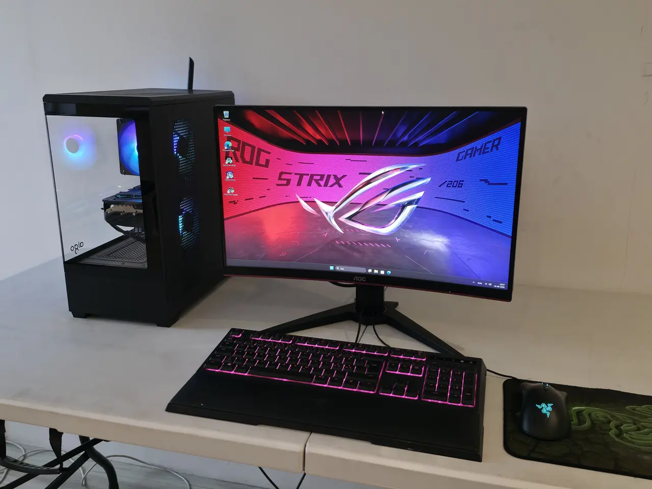Billede 3 - Asus RTX 3060 O.C Pc + 24" Gaming skærm
