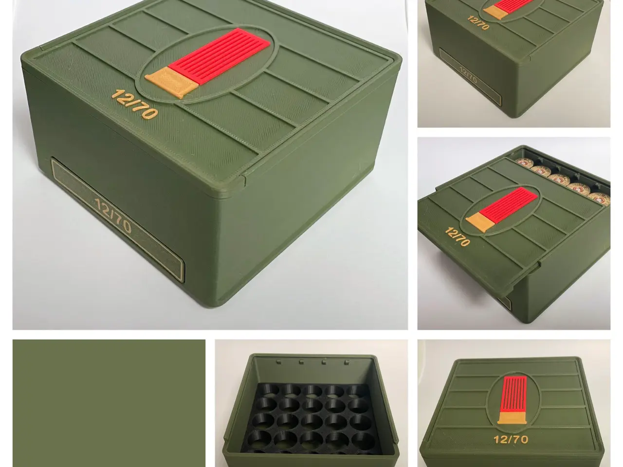 Billede 2 - Ammo bokse – 6-pack – flere kalibre - pris/stk