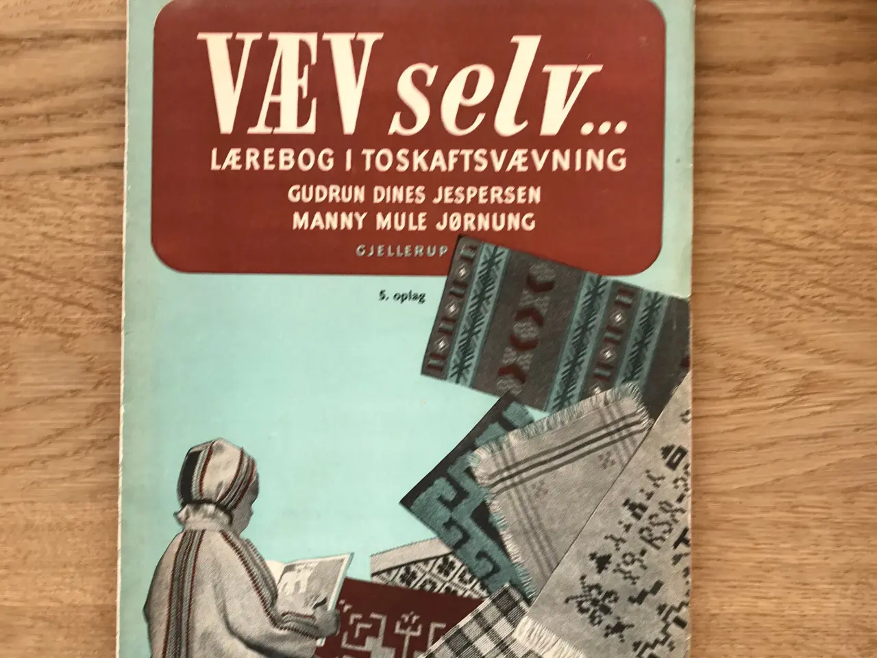 Billede 1 - Væv selv ...  -  Lærebog i toskaftsvævning
