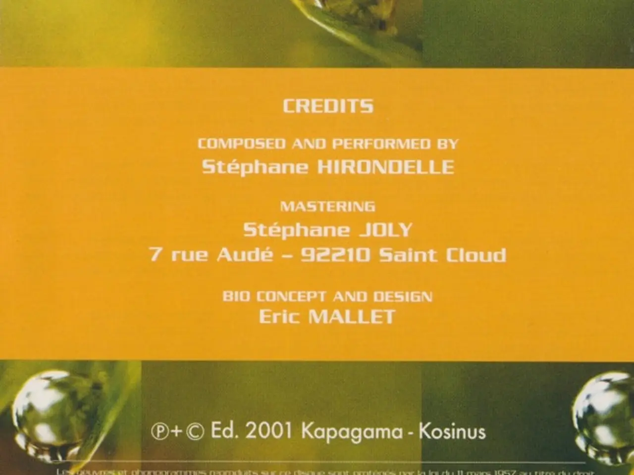 Billede 3 - Stephane Hirondelle* – Bio Technology – CD