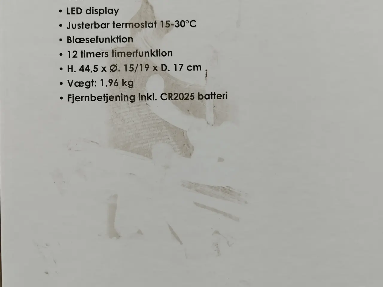Billede 2 - Varmeblæser