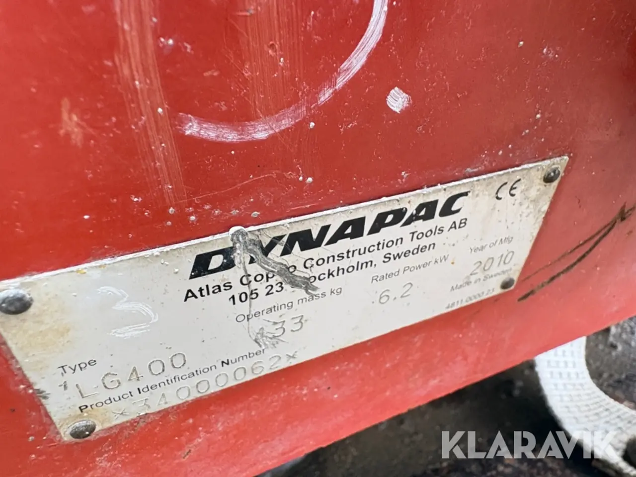 Billede 6 - Pladevibrator Dynapac LG400