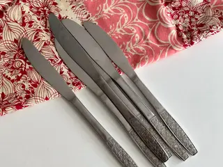 Knive, rustfrit stål, 6 stk samlet