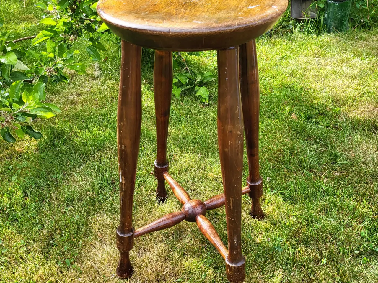 Billede 1 - Retro taburet/barstol 