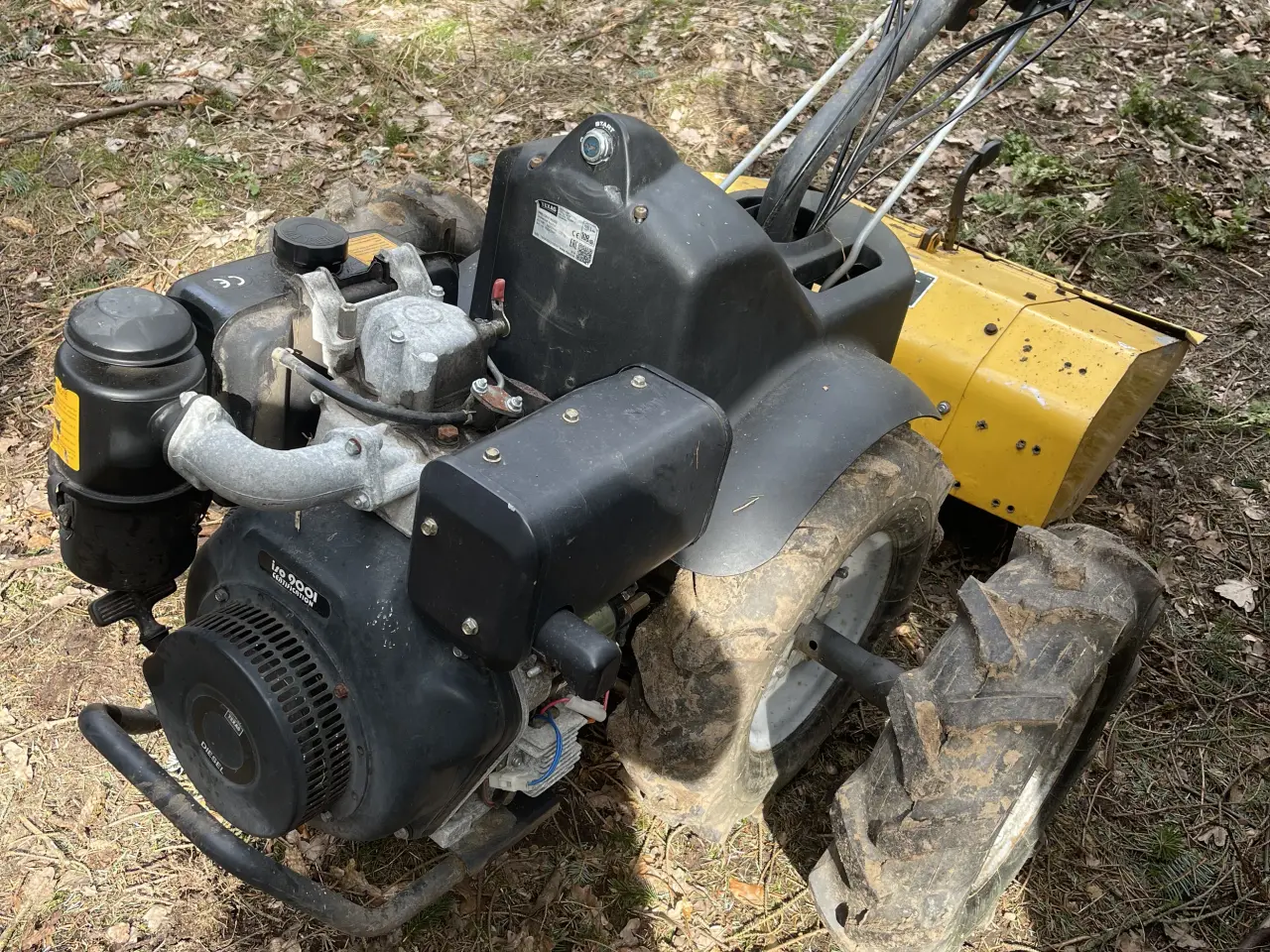 Billede 2 - Texas Pro Trac 950DE fræser med skovvogn