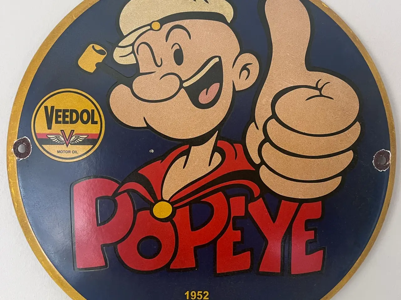 Billede 1 - Flot retro emalje skilt 