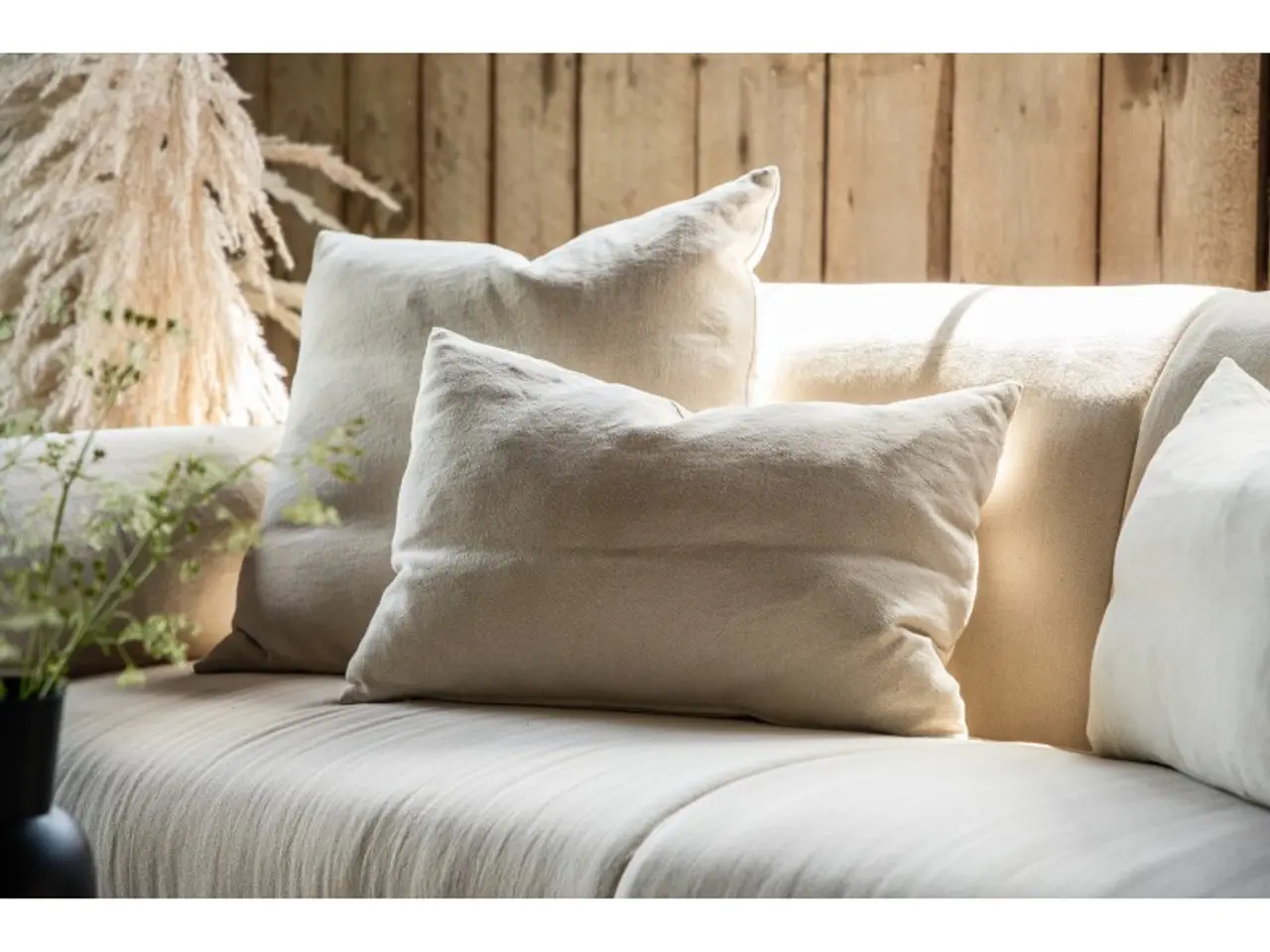 Billede 17 - ockero 3 personers Sofa - Beige og Hvid