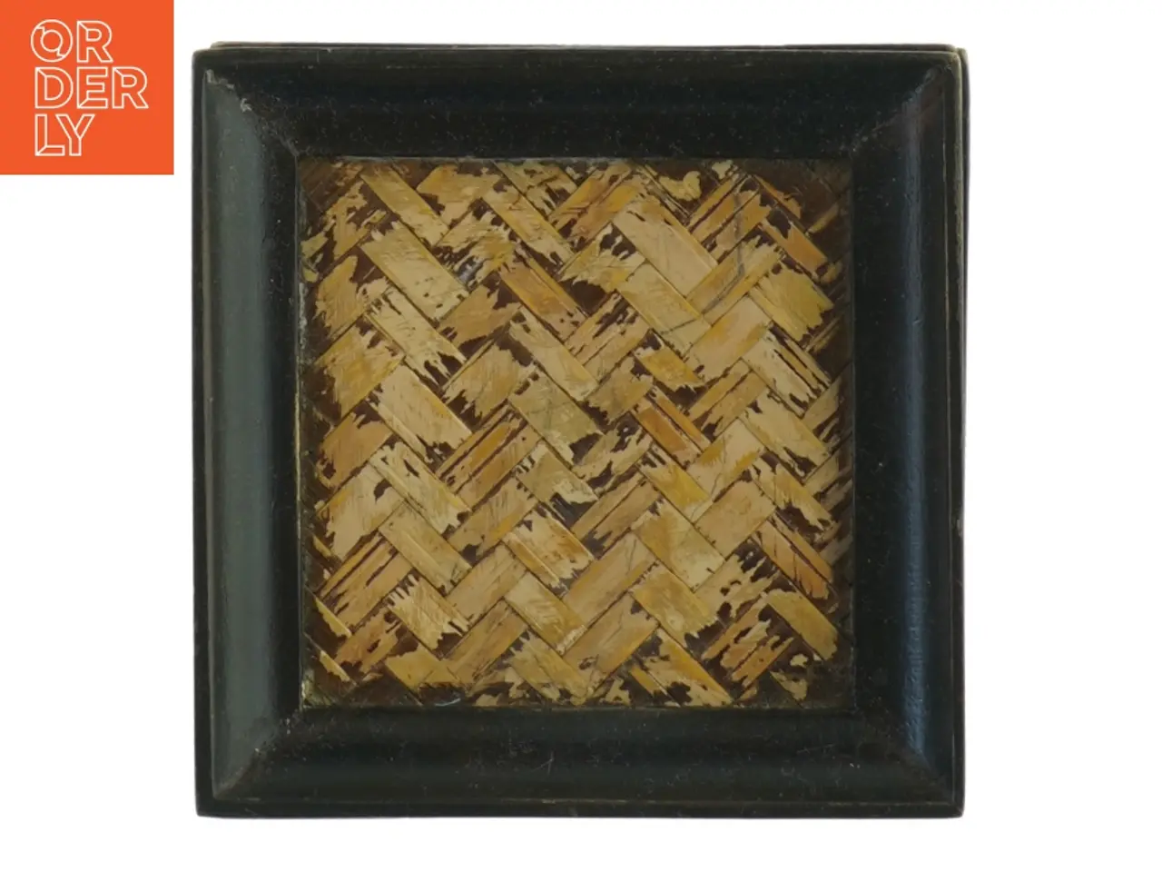 Billede 3 - Sæt med seks fletdekorerede bordskånere (str. 10x10 cm)