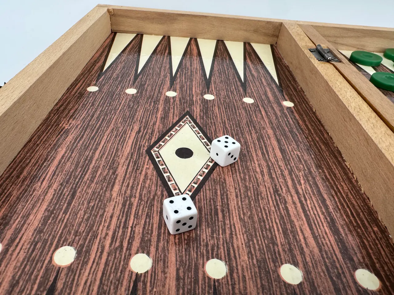 Billede 3 - Stort backgammon i trækasse