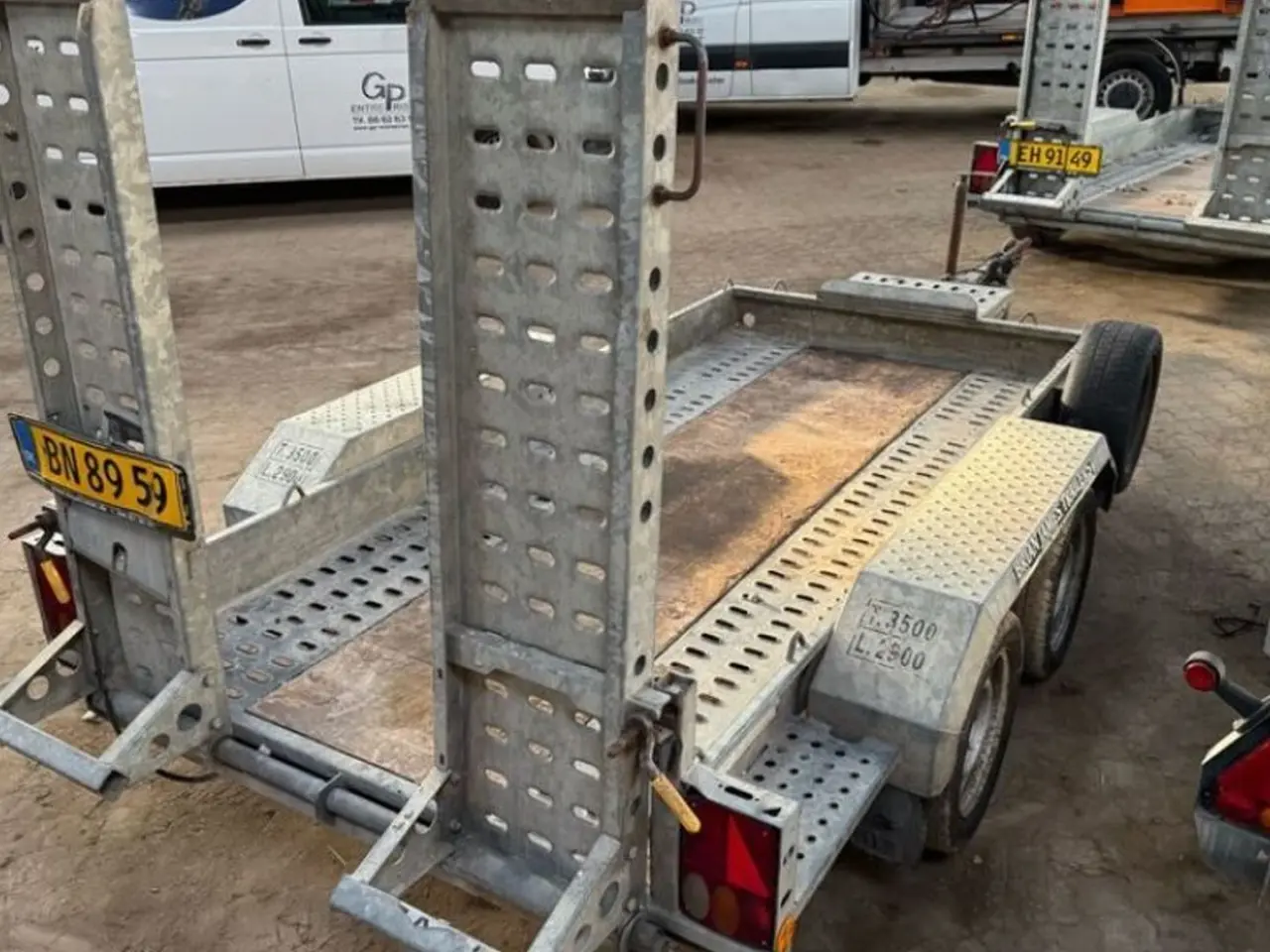 Billede 4 - Brian James 35XTFB A Type 3500kg Trailer med slisker