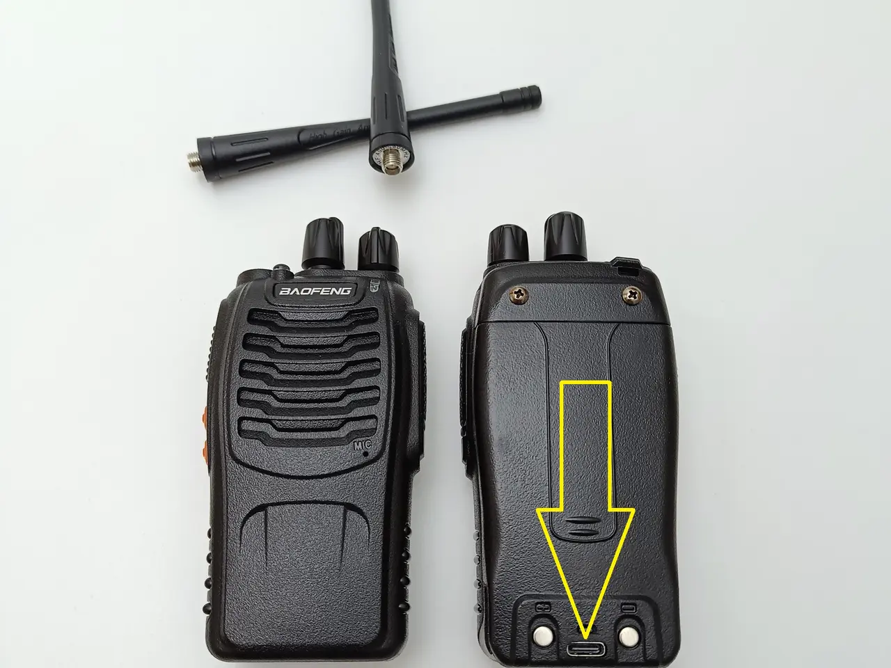 Billede 2 - NY! Baofeng BF-88E Radio 2-Pack FULDT SÆT - USB-C