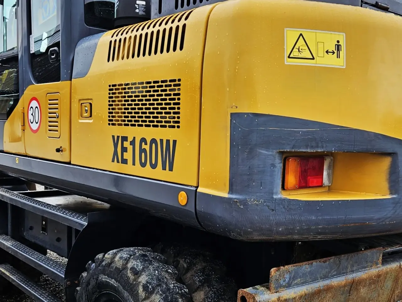 Billede 5 - XCMG XE160W hjulgraver / tiltrotator / meget udstyr / 3500 timer