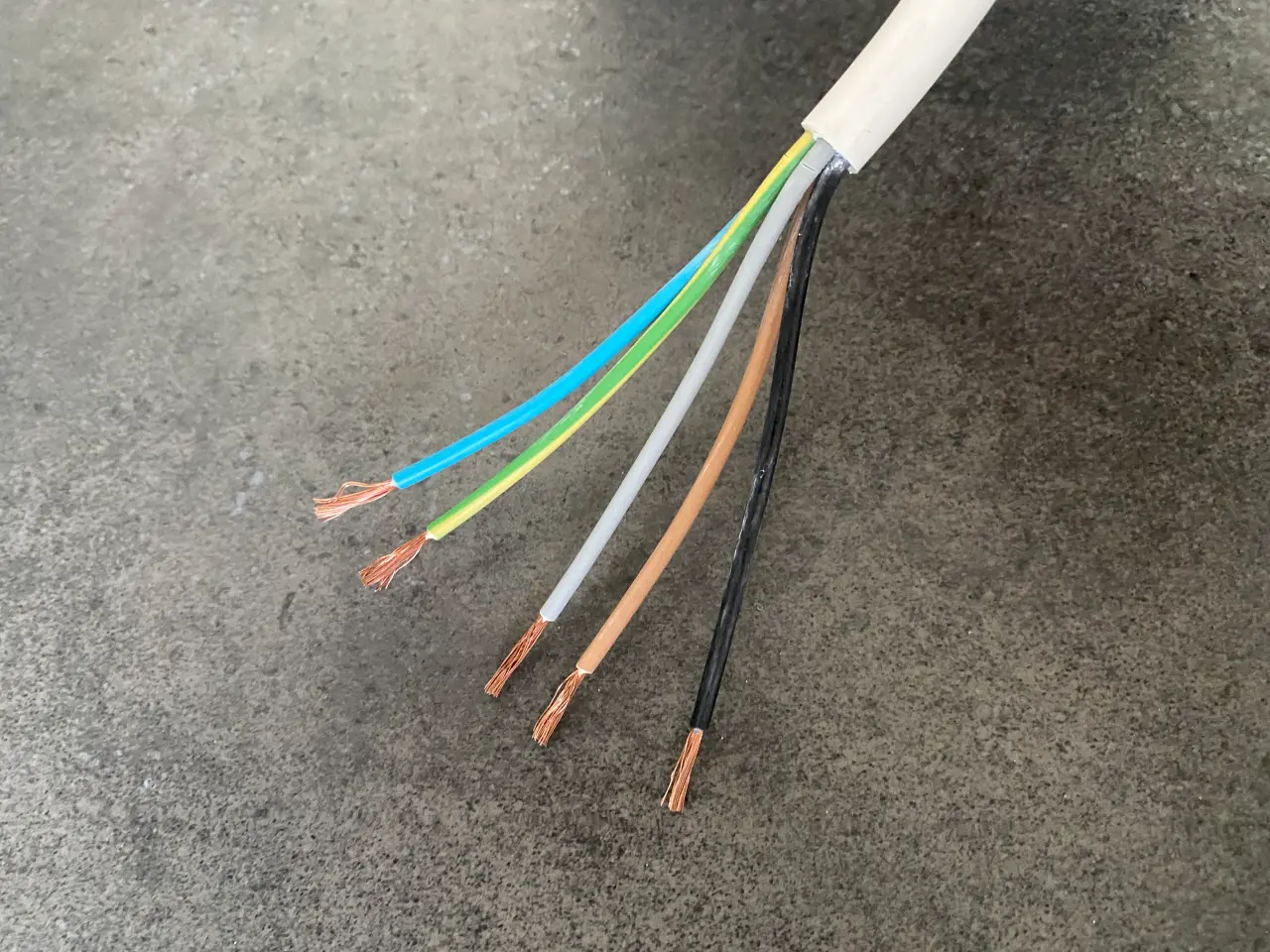 Billede 1 - RUND LEDNING 5G1,5mm2 H05VV-F HVID