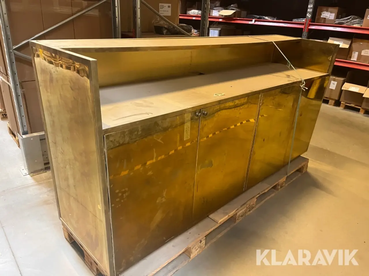 Billede 2 - Desk/Bar messing beklædning