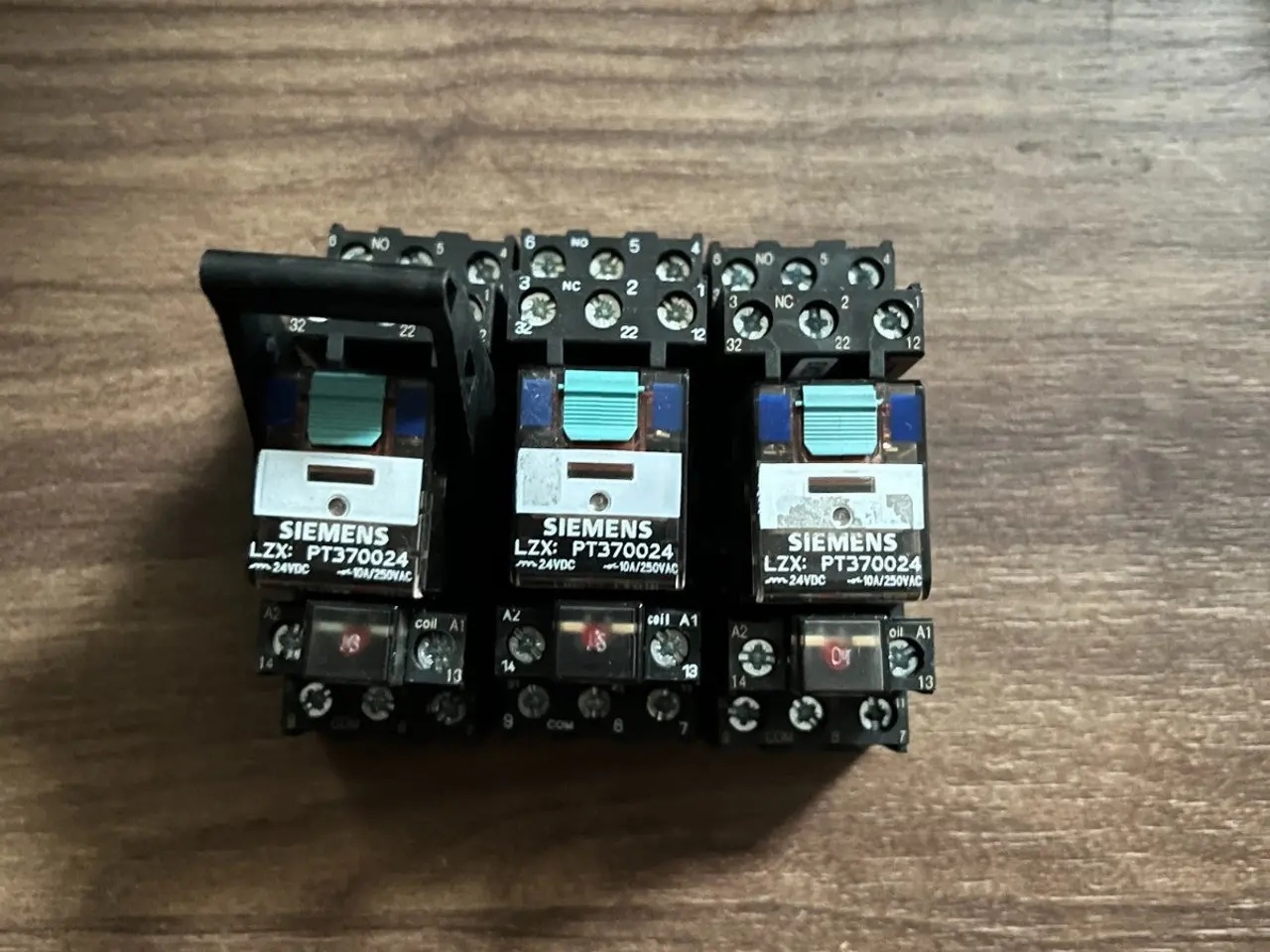 Billede 2 - Siemens LZX:PT370024 & LZS:PT3A5L24 24VDC 10A relæ