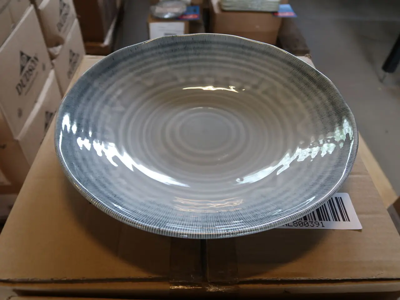 Billede 3 - 36 stk. Dudson Harvest Flux skål, grå, 135 cl, ø28 cm