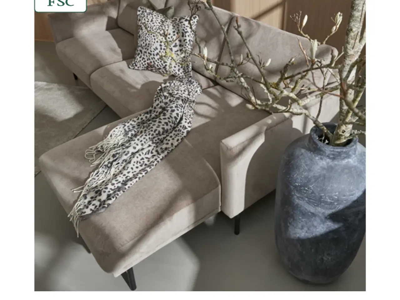 Billede 3 - SOFA MED CHAISELONG