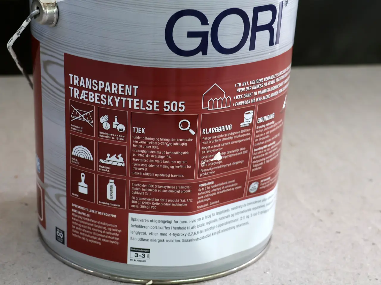 Billede 7 - 25 L Gori transparent træbeskyttelse træfacade