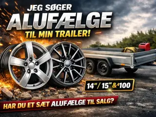 Alufælge til trailer