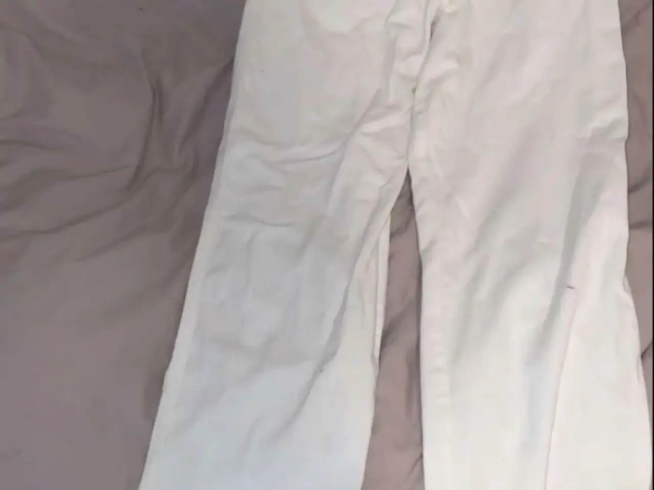 Billede 4 - Hvide jeans i str S