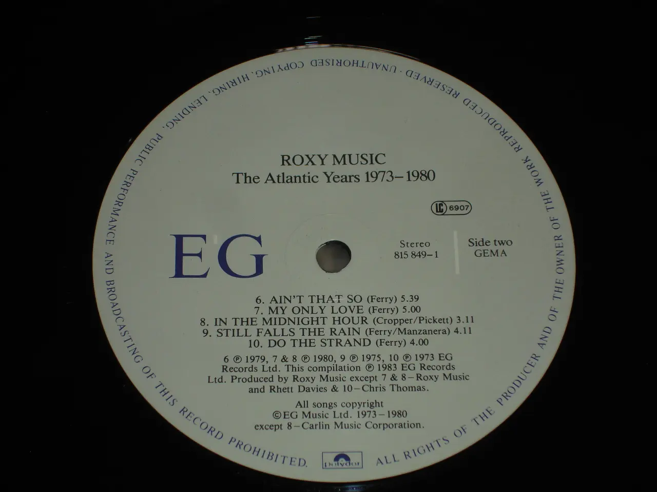 Billede 4 - Roxy Music – The Atlantic 1973 - 1980