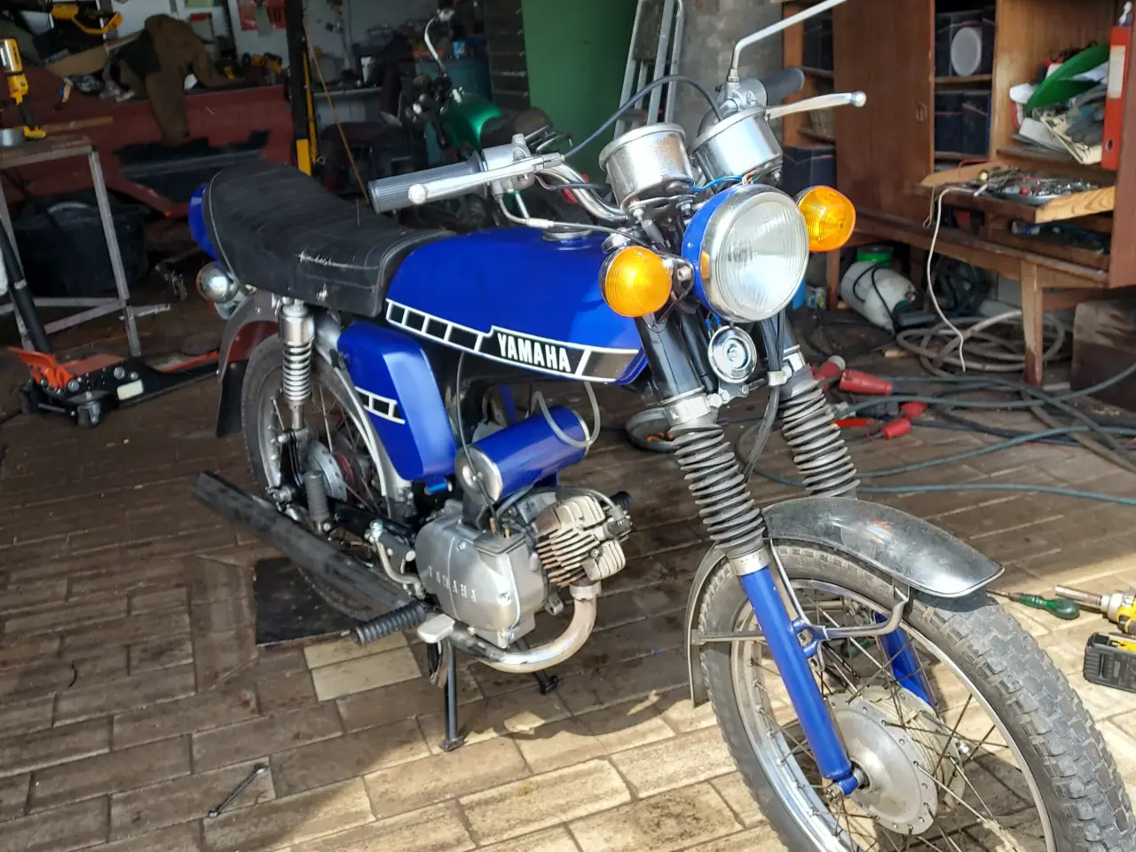 Billede 1 - Yamaha fs1 k1  1976.  Evt bytte  veteran MC