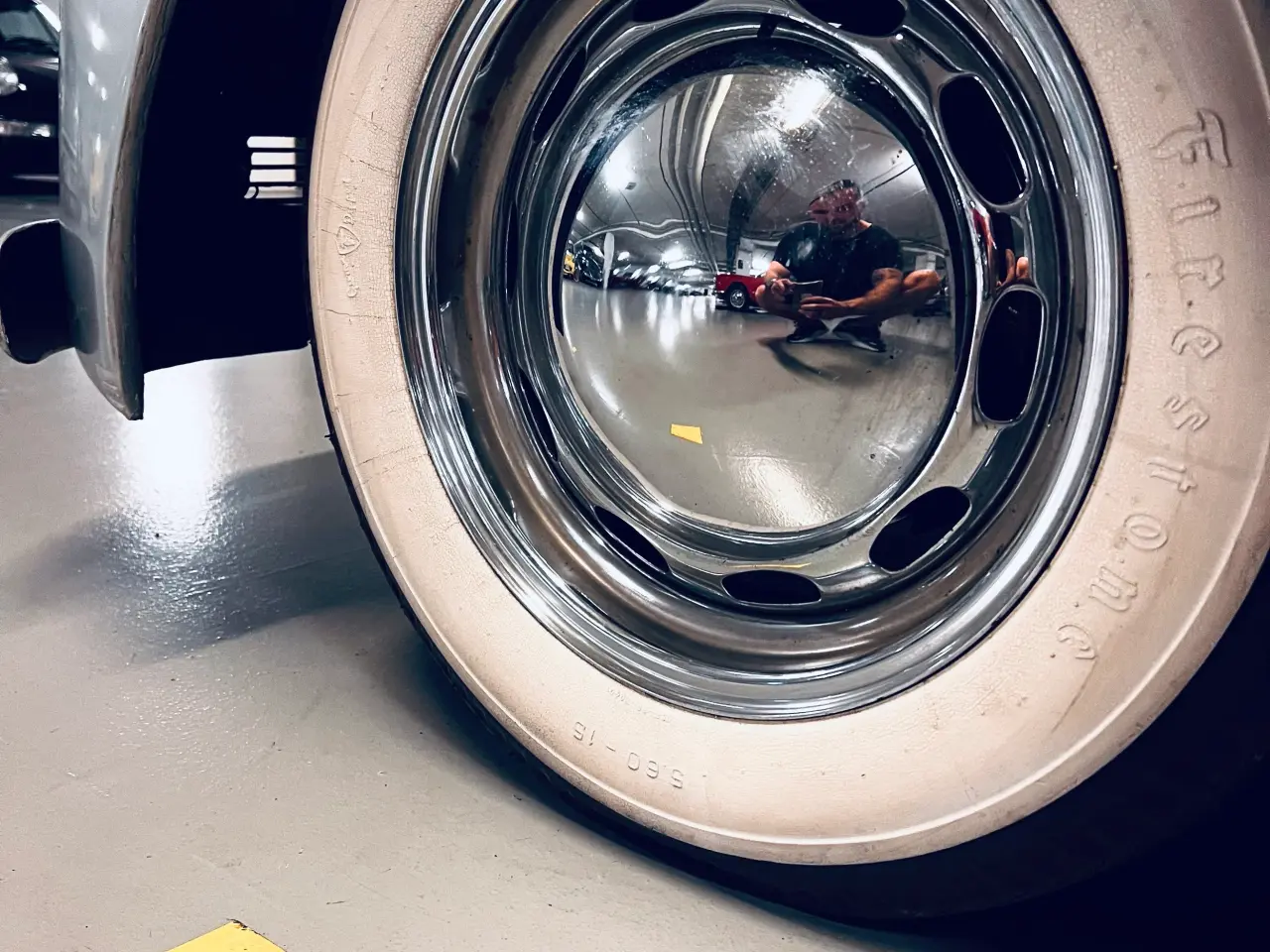 Billede 2 - 4 x kromfælge til VW, 356, Speedster