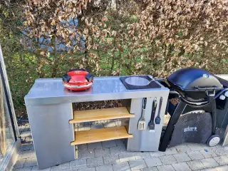 Udekøkken i Rusfritstål