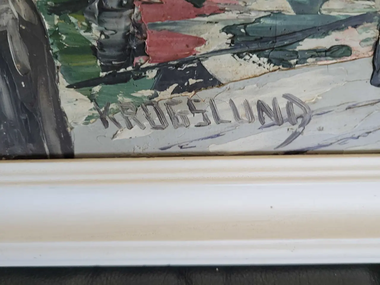 Billede 2 - Krogslund Olie maleri