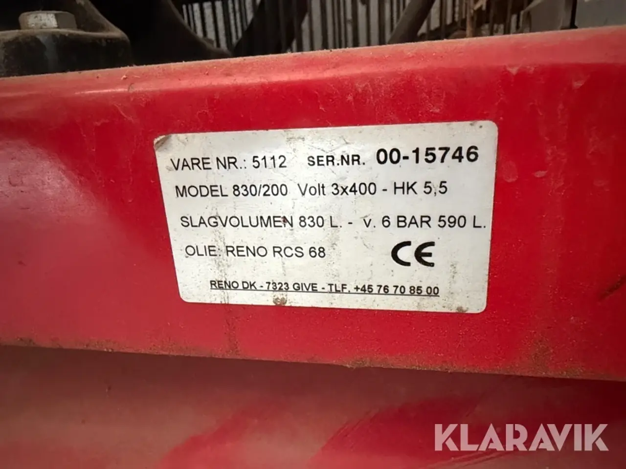 Billede 7 - Kompressorer Reno 830/200