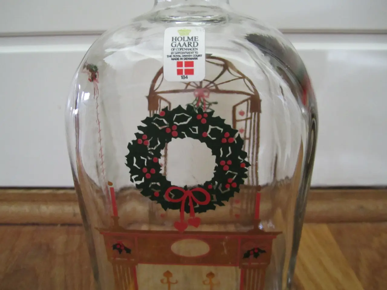 Billede 2 - HOLMEGAARD JULEFLASKE. 1984.