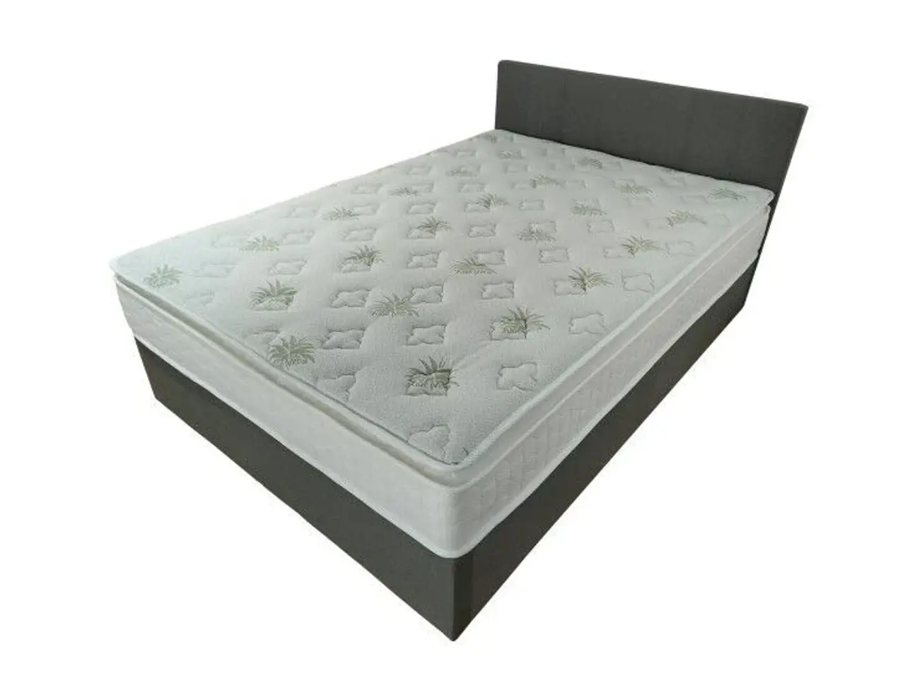 Billede 1 - Seng med opbevaring/løftesystem og gavl ( mål 140 x 200)
