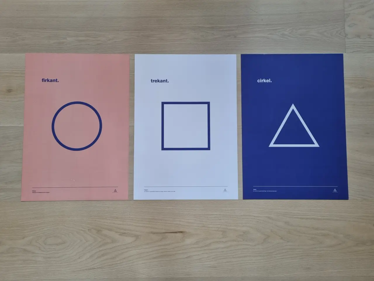 Billede 1 - Ejvind Arthur geometriske plakater