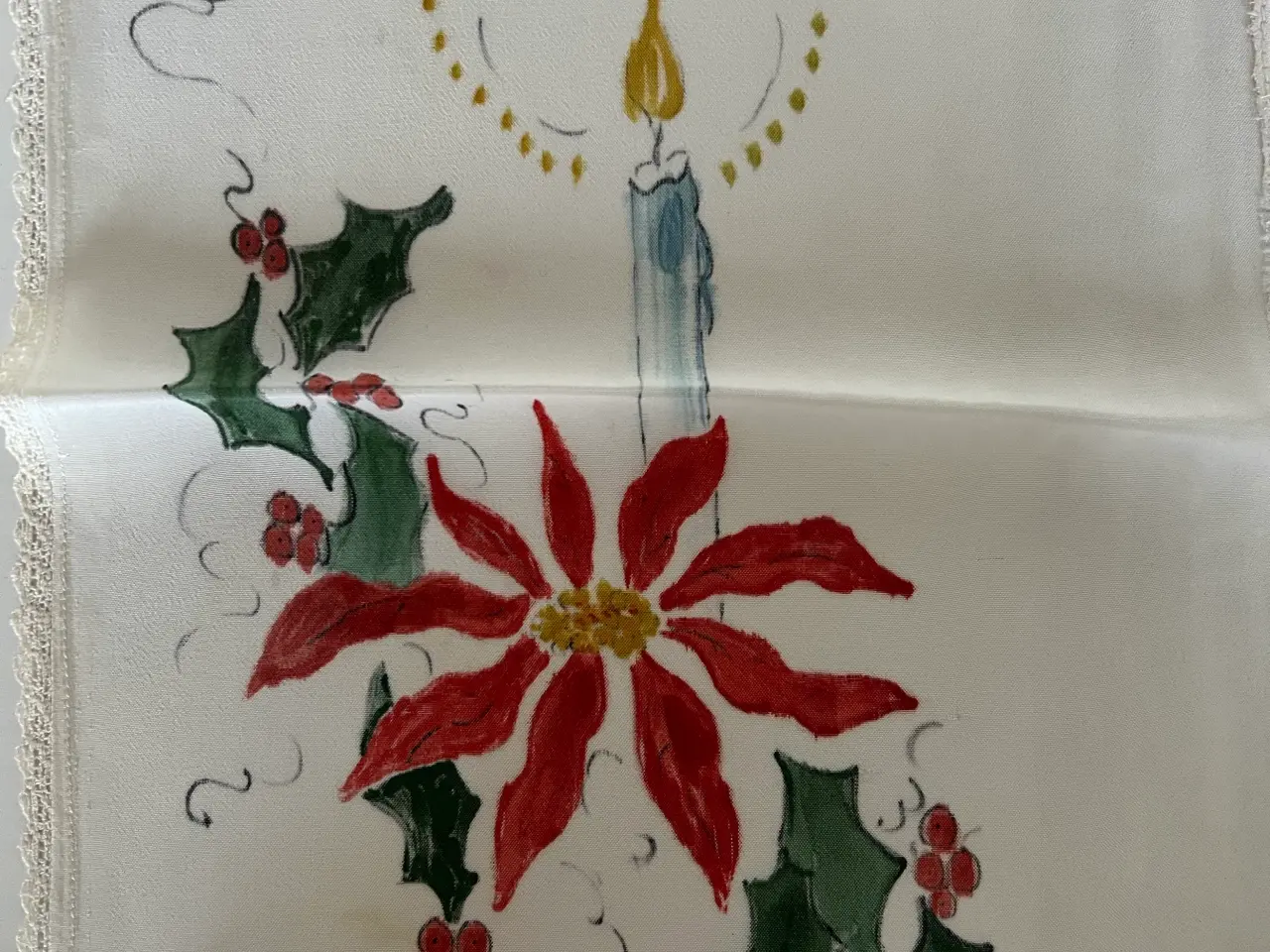 Billede 1 - Hvid juleløber