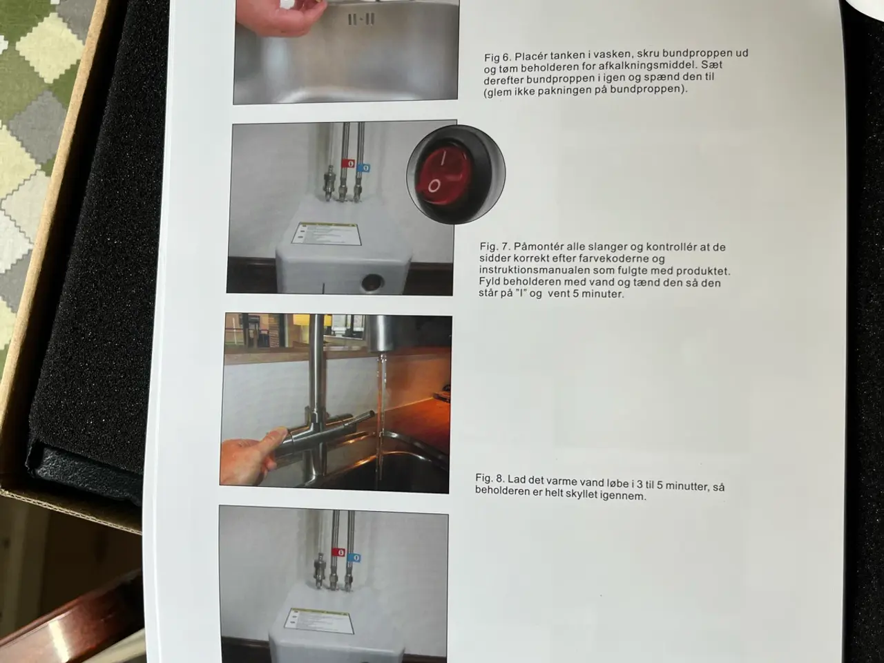 Billede 17 - Blandingsbatteri også til varmt vandsbeholder.
