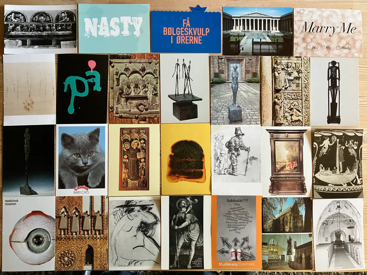Billede 13 - 4x100 Postkort GO-CARD, reklame- og kunstpostkort