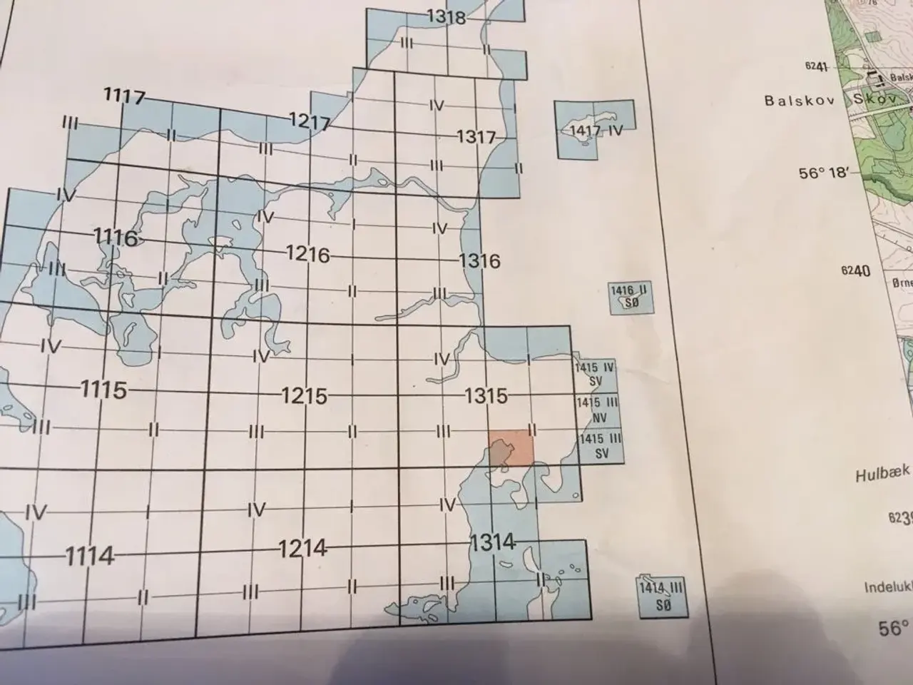 Billede 7 - Landkort over Rønde, Djursland